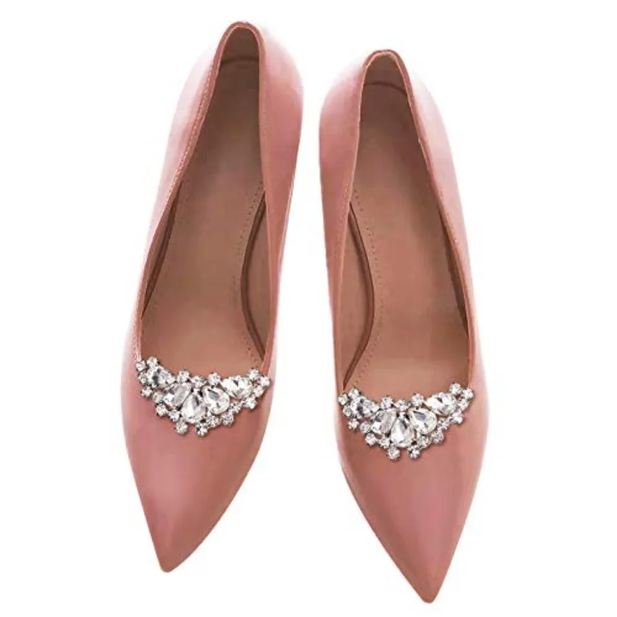 Silver Shoe Clip Shoes Jewelry Decoration Crystal Shoe Buckle for Wedding party-4
Silver Shoe Clip Shoes Jewelry Decoration Crystal Shoe Buckle for Wedding party-4