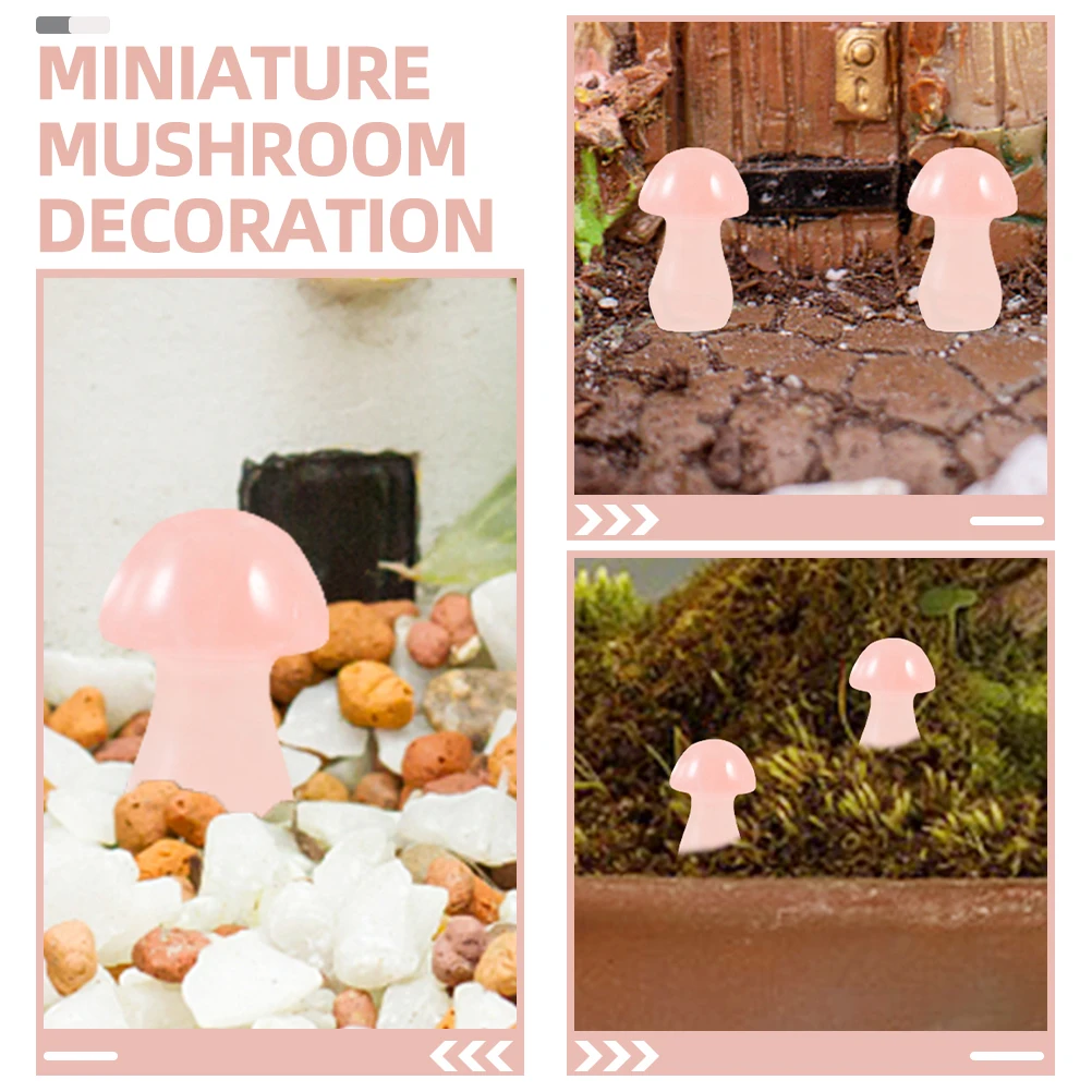 Creative Crystal Mini Ornament Stone Decor Micro Landscape Craft Small Adornment Fish Tank Decoration Flowerpot Mushroom Charm 
Creative Crystal Mini Ornament Stone Decor Micro Landscape Craft Small Adornment Fish Tank Decoration Flowerpot Mushroom Charm