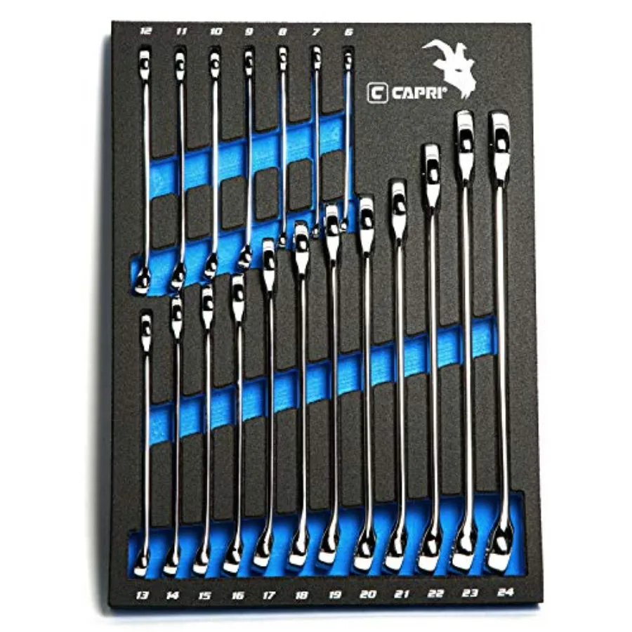 Combination Wrench Set with The Mechanic's Tray, Metric 6 to 24 mm, 19-Piece CP11390MT
Combination Wrench Set with The Mechanic's Tray, Metric 6 to 24 mm, 19-Piece CP11390MT