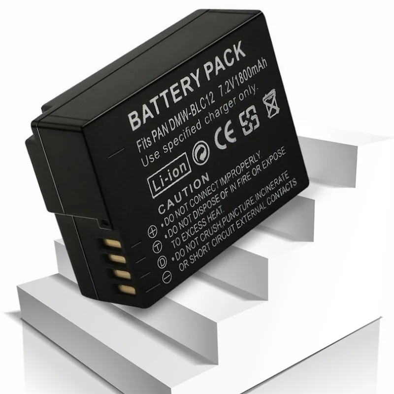 1800mAh Replacement Battery for Panasonic DMW-BLC12 BLD10PP Compatible with Lumix G7 G85 G95 GX7 GX8 GH3 GH4 GF7 GF8
1800mAh Replacement Battery for Panasonic DMW-BLC12 BLD10PP Compatible with Lumix G7 G85 G95 GX7 GX8 GH3 GH4 GF7 GF8