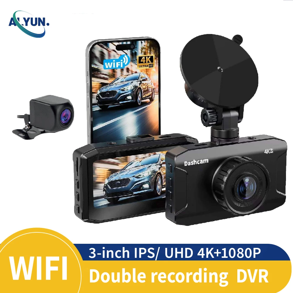 Wi-Fi UHD 4K3Inch IPS Автомобильный видеорегистратор Видеорегистратор GPS Автомобильная камера Передняя и задняя 2-сторонняя супер ночное видение Контурная запись Автомобильные аксессуары
Wi-Fi UHD 4K3Inch IPS Автомобильный видеорегистратор Видеорегистратор GPS Автомобильная камера Передняя и задняя 2-сторонняя супер ночное видение Контурная запись Автомобильные аксессуары