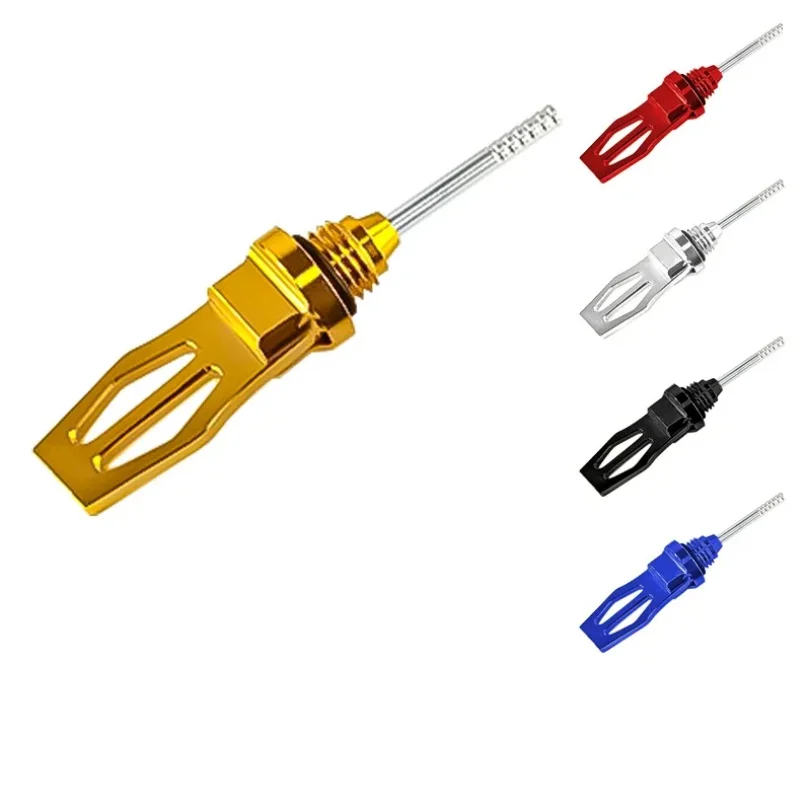 Universal Motorcycle CNC Precision Machined Aluminum Alloy Oil Dipstick Modification Accessory Suitable for GY6 Oil Measurement
Universal Motorcycle CNC Precision Machined Aluminum Alloy Oil Dipstick Modification Accessory Suitable for GY6 Oil Measurement
