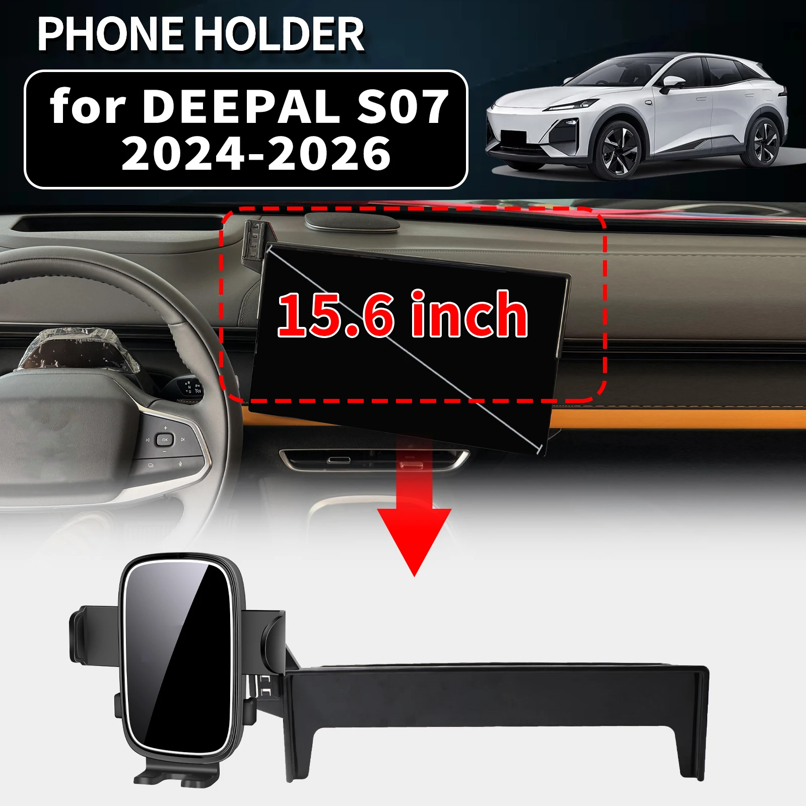 for DEEPAL S07 2024 2025 2026 Auto Phone Holder Mount GPS Navigation Bracket Stable Car Accessories
for DEEPAL S07 2024 2025 2026 Auto Phone Holder Mount GPS Navigation Bracket Stable Car Accessories