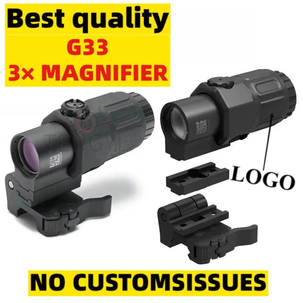 Tactical G33 3X Magnifier Sight Scope Folding Side Flip Magnifiers For 558 556 553 Holographic Reflex Red Dot Sights 
Tactical G33 3X Magnifier Sight Scope Folding Side Flip Magnifiers For 558 556 553 Holographic Reflex Red Dot Sights