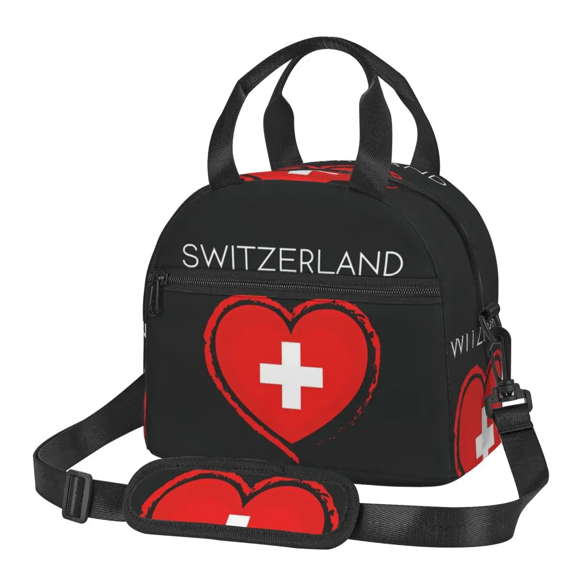 Swiss Switzerland Flag Lunch Bags Insulated Bento Box Lunch Tote Leakproof Picnic Bags Cooler Thermal Bag for Woman Kids Travel
Swiss Switzerland Flag Lunch Bags Insulated Bento Box Lunch Tote Leakproof Picnic Bags Cooler Thermal Bag for Woman Kids Travel