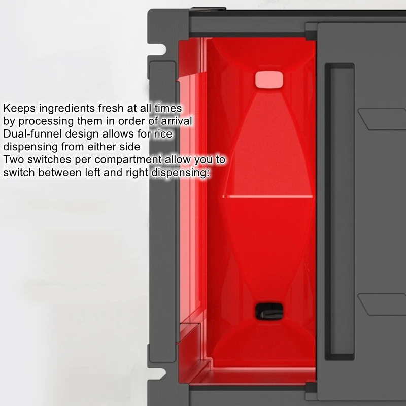 Kitchen cabinet integrated functional metering rice bucket space aluminum alloy pull-out storage
Kitchen cabinet integrated functional metering rice bucket space aluminum alloy pull-out storage