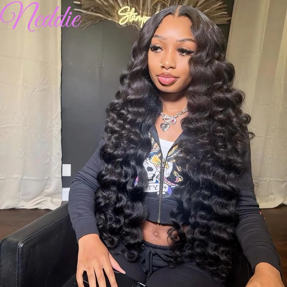 Loose Deep Wave 13X6 Lace Frontal Water Wave 100% Human Hair Preplucked Wig 13X4 Curly Lace Front Brazilian Wigs For Black Women
Loose Deep Wave 13X6 Lace Frontal Water Wave 100% Human Hair Preplucked Wig 13X4 Curly Lace Front Brazilian Wigs For Black Women