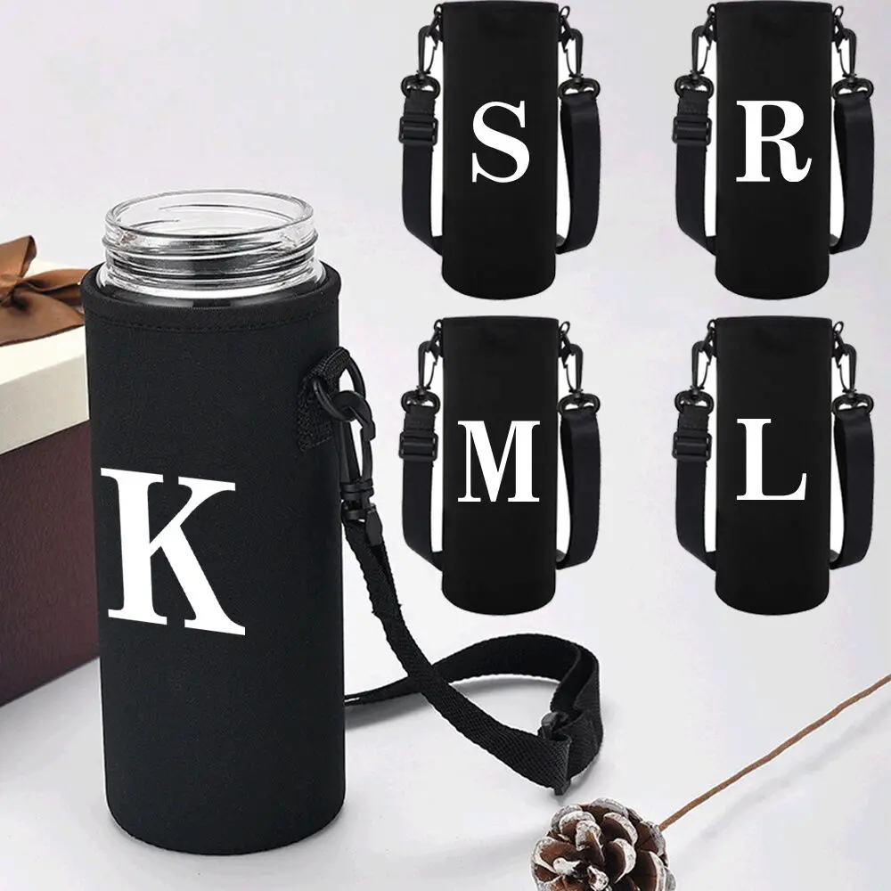 Чехол для бутылки с регулируемым ремнем, портативный изолированный чехол для стальных бутылок с белым узором
Чехол для бутылки с регулируемым ремнем, портативный изолированный чехол для стальных бутылок с белым узором