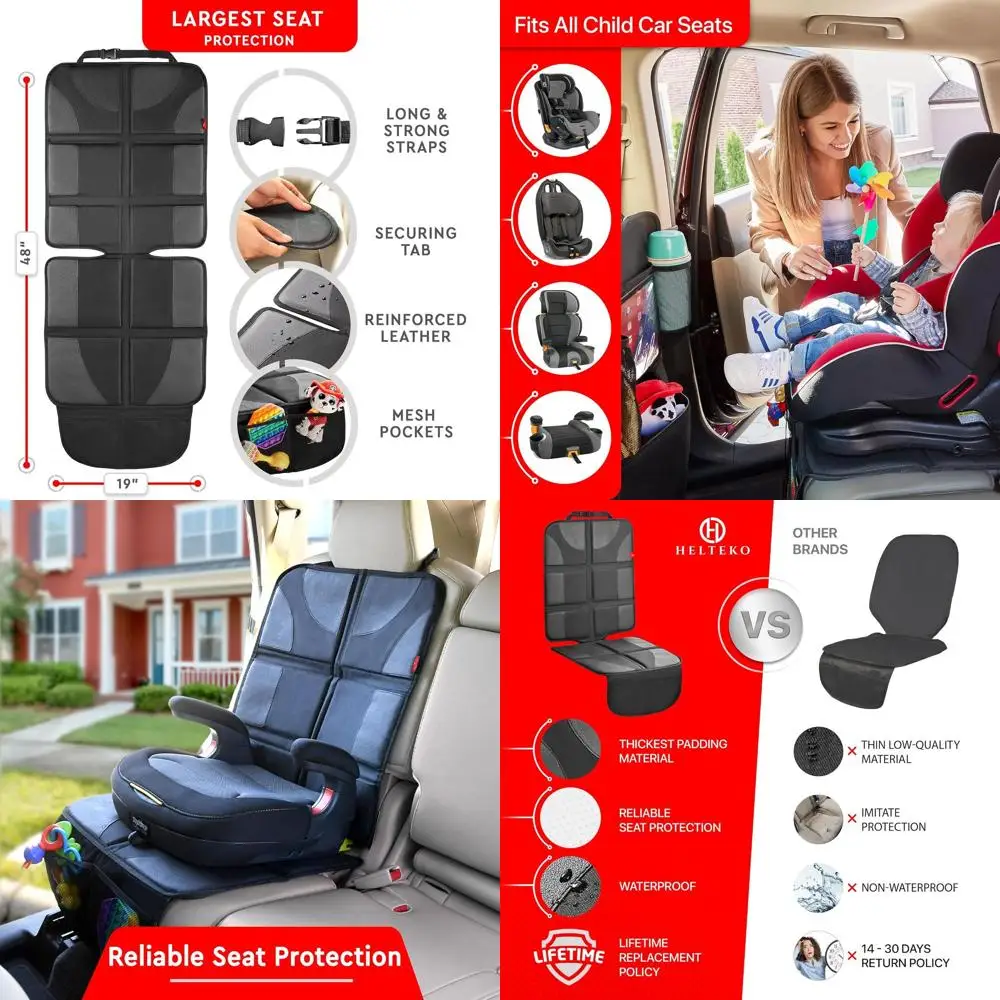 Толстые, мягкие чехлы для автомобильных сидений (2 шт.) из ткани 600D, водонепроницаемые, нескользящие, с 2 сетчатыми карманами, черные
Толстые, мягкие чехлы для автомобильных сидений (2 шт.) из ткани 600D, водонепроницаемые, нескользящие, с 2 сетчатыми карманами, черные