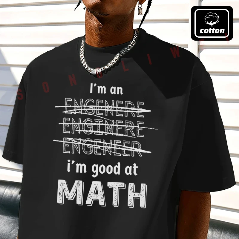 Math Humor Graphic Design Motorcycle T-Shirt Men's Black Cotton TShirt New Summer Casual O-neck Short Sleeve Tees
Math Humor Graphic Design Motorcycle T-Shirt Men's Black Cotton TShirt New Summer Casual O-neck Short Sleeve Tees