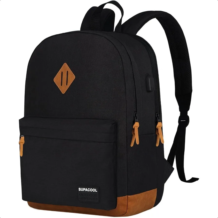 Lightweight Laptop Backpack with USB Charging Port for Men and Women Double Layers Backpack for College Work Travel Casual Blac
Lightweight Laptop Backpack with USB Charging Port for Men and Women Double Layers Backpack for College Work Travel Casual Blac