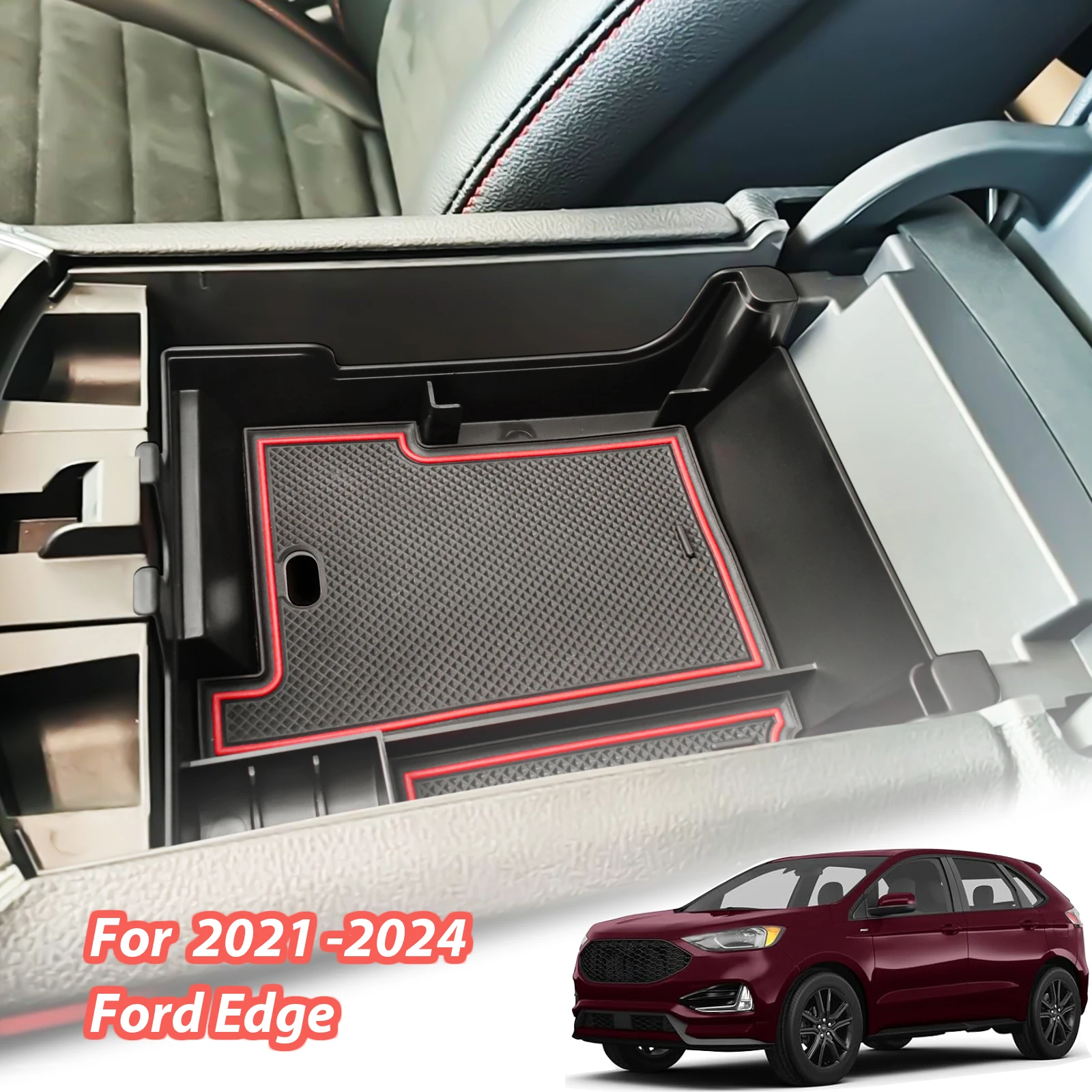 Center Console Organizer for Ford Edge 2021 2022 2023 2024 Armrest Box Storage Center Console Tray Car Storage Box Accessories
Center Console Organizer for Ford Edge 2021 2022 2023 2024 Armrest Box Storage Center Console Tray Car Storage Box Accessories