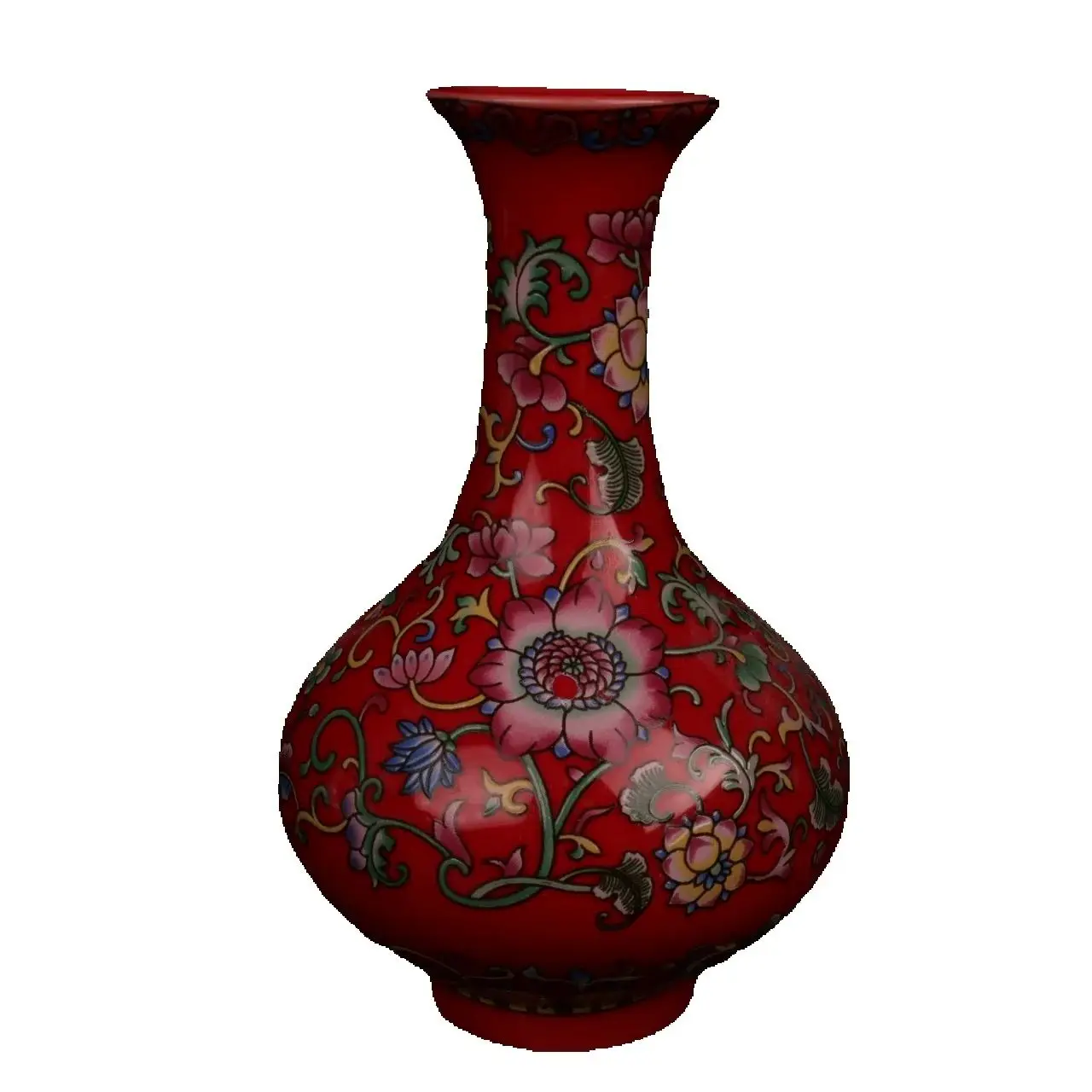 Chinese Old Porcelain Flat Belly Vase with Red Enamel Flower Pattern Traditional Asian Decorative collectibles
Chinese Old Porcelain Flat Belly Vase with Red Enamel Flower Pattern Traditional Asian Decorative collectibles