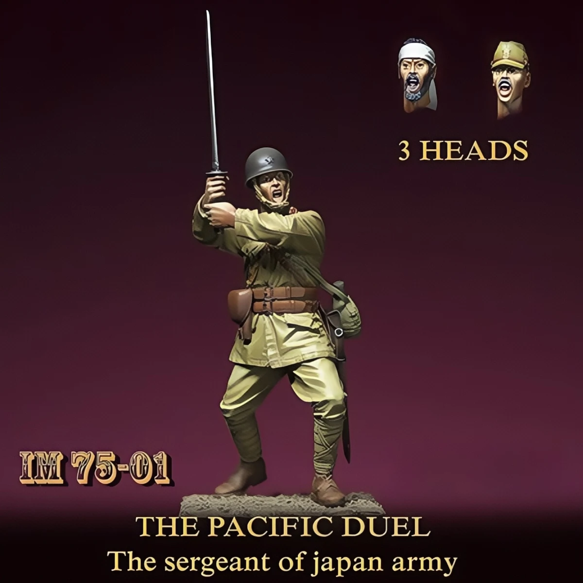 75MM resin unpainted model kit, military theme, Japanese Army Sergeant's unassembled and unpainted GK, 1554R
75MM resin unpainted model kit, military theme, Japanese Army Sergeant's unassembled and unpainted GK, 1554R