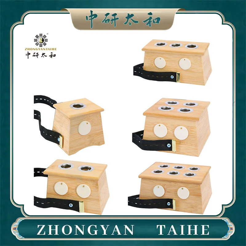 ZHONGYAN TAIHE Bamboo Moxibustion Box - 1-6 Optional Holes for Traditional TCM Heat Therapy
ZHONGYAN TAIHE Bamboo Moxibustion Box - 1-6 Optional Holes for Traditional TCM Heat Therapy