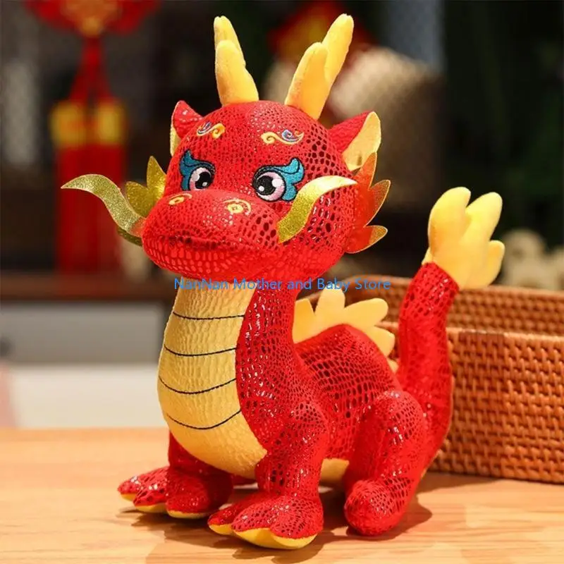 Симпатичные талисманы мультфильм кукла Dragon для домашнего декора Новый год плюшевая кукла Dragon
Симпатичные талисманы мультфильм кукла Dragon для домашнего декора Новый год плюшевая кукла Dragon