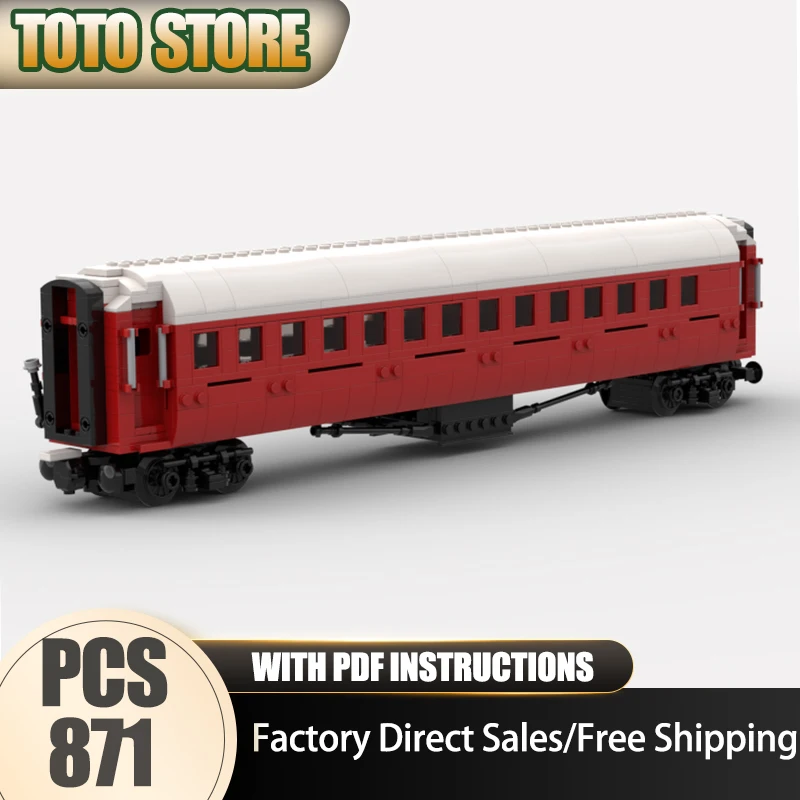 Railway Train Moc Building Blocks NZR 56 Foot A Class Carriage Model Technology Brick DIY Assembly Construction Toy Holiday Gift
Railway Train Moc Building Blocks NZR 56 Foot A Class Carriage Model Technology Brick DIY Assembly Construction Toy Holiday Gift