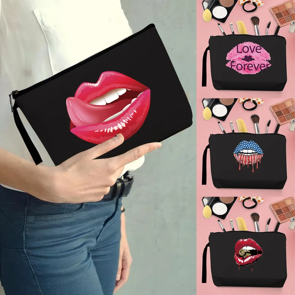 Makeup Bag Wedding Cosmetic Organiser Lady Travel Toiletry Purse Zipper Pouch Pencil Case Clutch Bags Mouth Series Pattern
Makeup Bag Wedding Cosmetic Organiser Lady Travel Toiletry Purse Zipper Pouch Pencil Case Clutch Bags Mouth Series Pattern