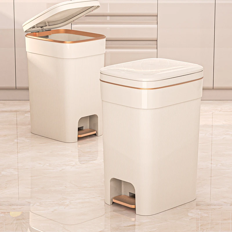 Pedal Press Trash Bin, Large-Capacity Bathroom Waste Bin, Home Garbage Bin with Soft-Close Lid for Bathroom & Kitchen Use,
Pedal Press Trash Bin, Large-Capacity Bathroom Waste Bin, Home Garbage Bin with Soft-Close Lid for Bathroom & Kitchen Use,