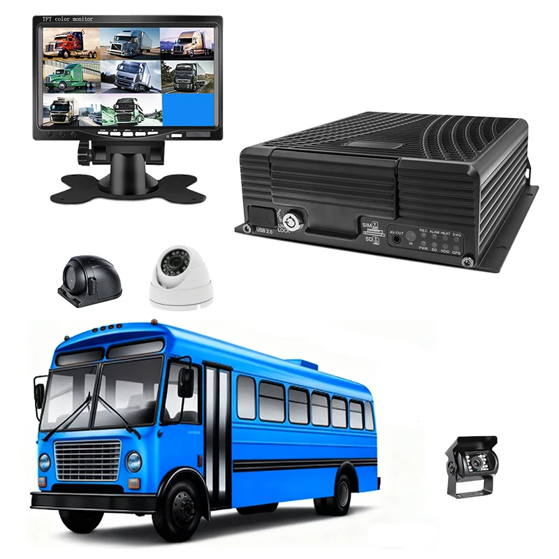 12-CH Mobile DVR System with 10" Touchscreen, /WiFi/4G Remote View Car Black Box, 2k MDVR for Truck Bus RV Monitoring
12-CH Mobile DVR System with 10" Touchscreen, /WiFi/4G Remote View Car Black Box, 2k MDVR for Truck Bus RV Monitoring