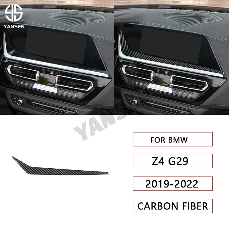 Car Central Control Navigation Panel Trim Carbon Fiber Cover Sticker For BMW Z4 G29 2019-2024 Accessories
Car Central Control Navigation Panel Trim Carbon Fiber Cover Sticker For BMW Z4 G29 2019-2024 Accessories
