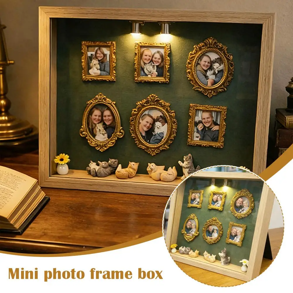 Мини-музей: Набор для создания силиконовых скульптур и памятных сувениров с миниатюрной статуэткой и фотоальбомом в золотой рамке
Мини-музей: Набор для создания силиконовых скульптур и памятных сувениров с миниатюрной статуэткой и фотоальбомом в золотой рамке