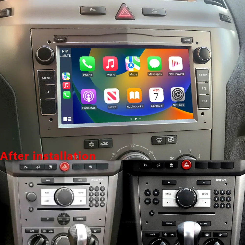 CHSTEK Car Radio For Opel Vauxhall Astra Antara H J Vectra Meriva Vivaro Corsa Combo Android 13 Carplay WIFI GPS WIFI 4G Player
CHSTEK Car Radio For Opel Vauxhall Astra Antara H J Vectra Meriva Vivaro Corsa Combo Android 13 Carplay WIFI GPS WIFI 4G Player