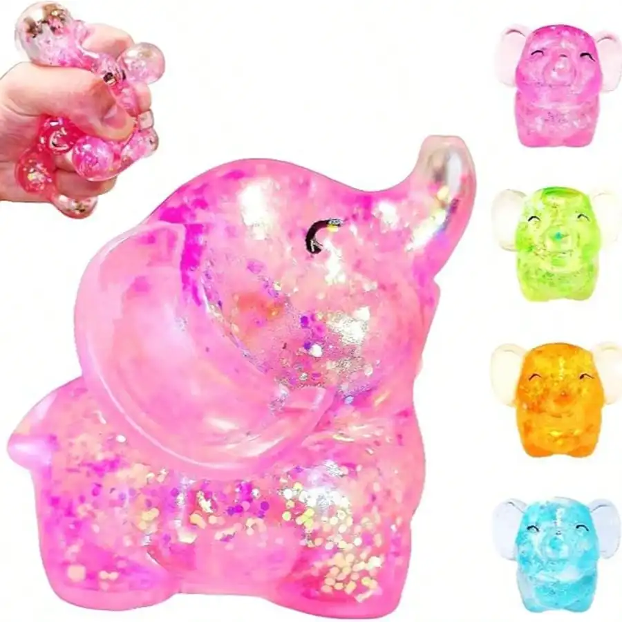 1Pcs elephant pressure ball sticky toys, squeeze sticky ball little tricks toys, slow-rising sticky toys, cute Kawailaping toys, sensory pressure ball candy bag stuffing prizes pinata stuffing, Christmas gifts.
1Pcs elephant pressure ball sticky toys, squeeze sticky ball little tricks toys, slow-rising sticky toys, cute Kawailaping toys, sensory pressure ball candy bag stuffing prizes pinata stuffing, Christmas gifts.