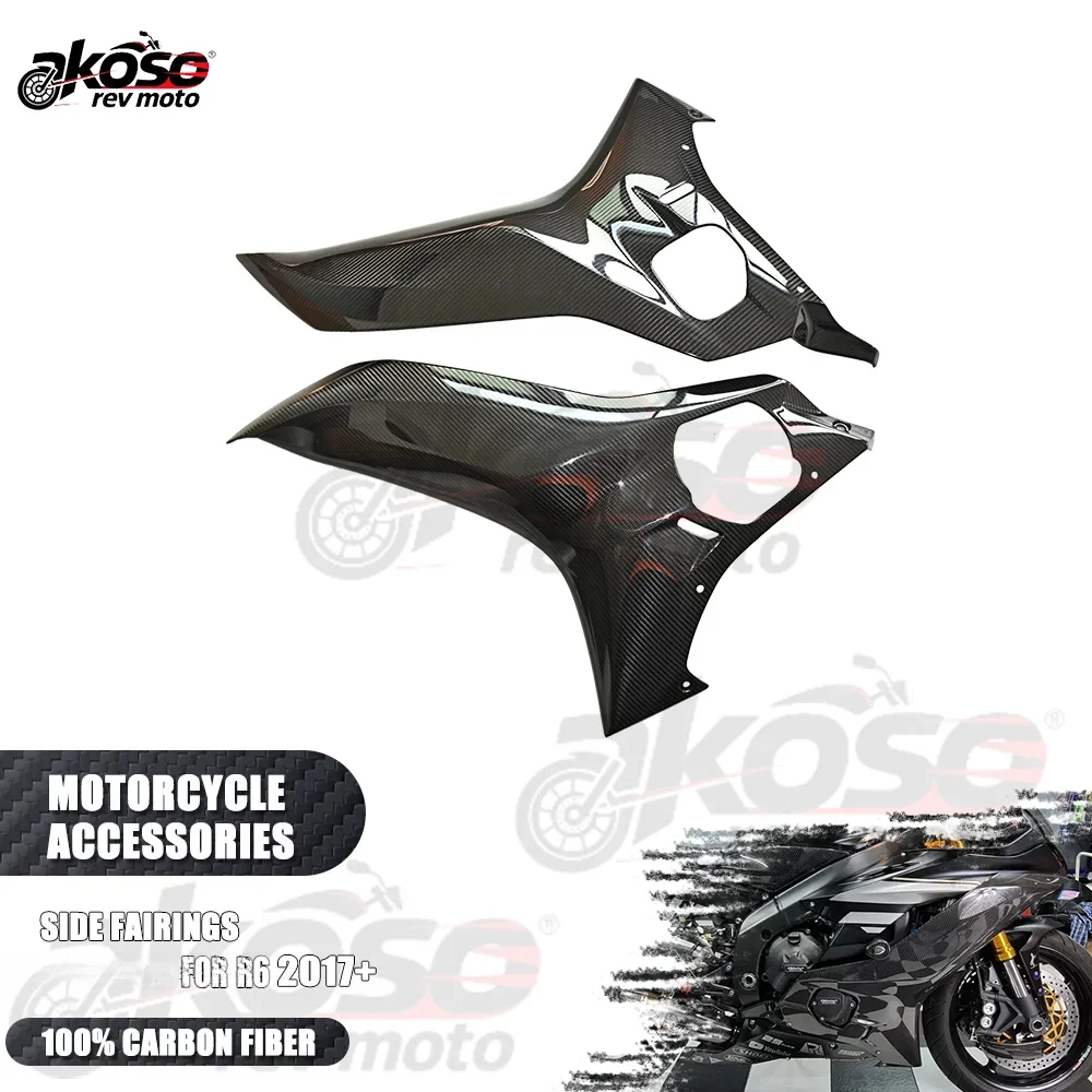 Side Fairings Cowl Panels Kits Motorcycle Modified Accessories For Yamaha R6 2017-2023 Parts Real 3K Carbon Fiber Cowling Plates
Side Fairings Cowl Panels Kits Motorcycle Modified Accessories For Yamaha R6 2017-2023 Parts Real 3K Carbon Fiber Cowling Plates