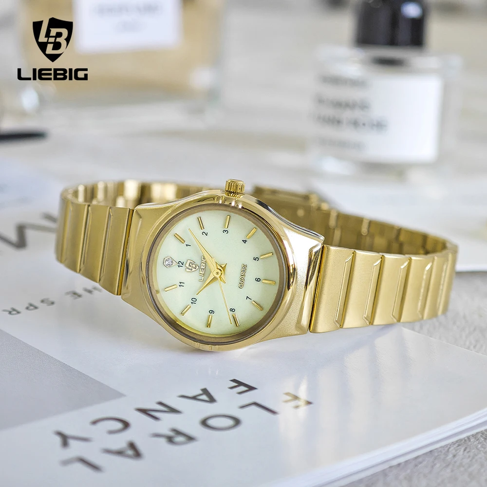 LIEBIG Lady Quartz Movement Watch Women Top Brand Watches Luxury Female Stainless Steel Strip Wristwatches Girl Relogio Feminino
LIEBIG Lady Quartz Movement Watch Women Top Brand Watches Luxury Female Stainless Steel Strip Wristwatches Girl Relogio Feminino