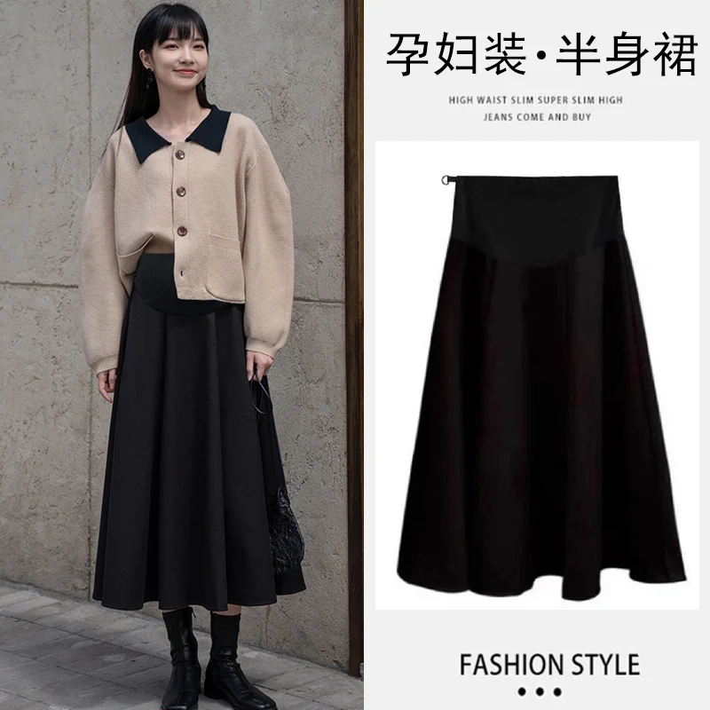 3325# Autumn Winter Woolen Maternity Skirts Elastic Waist belly Big Bottoms A Line Clothes for Pregnant Women Pregnancy
3325# Autumn Winter Woolen Maternity Skirts Elastic Waist belly Big Bottoms A Line Clothes for Pregnant Women Pregnancy