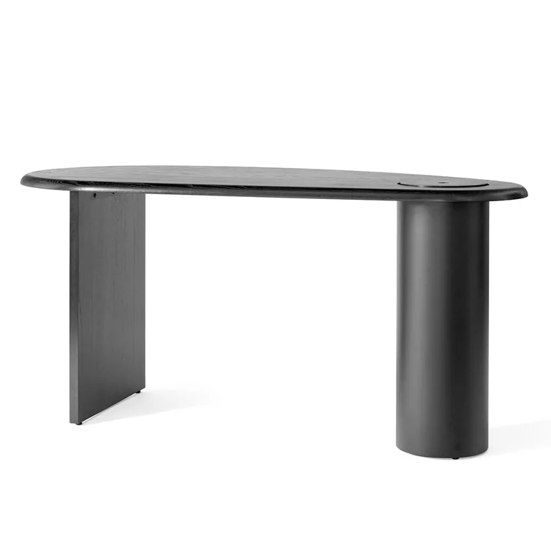 Desk oval solid wood small desk wabi-sabi wind special-shaped creative workbench
Desk oval solid wood small desk wabi-sabi wind special-shaped creative workbench