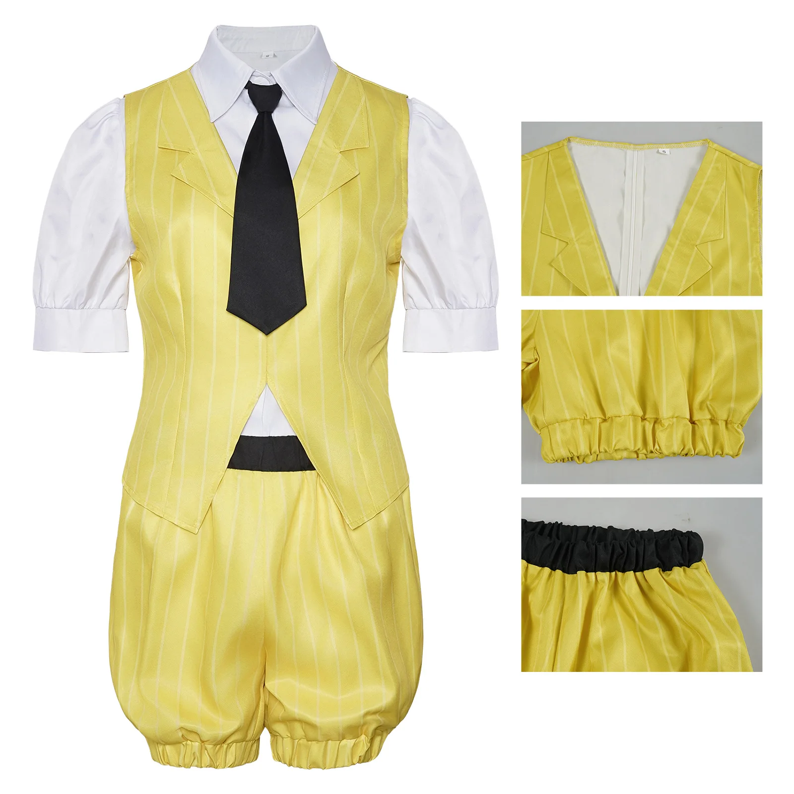 Mesmerizer Akita Neru Classic Yellow Trimmed Uniform Cosplay Costume – Halloween Stage Performance Suit for Women 2026
Mesmerizer Akita Neru Classic Yellow Trimmed Uniform Cosplay Costume – Halloween Stage Performance Suit for Women 2026