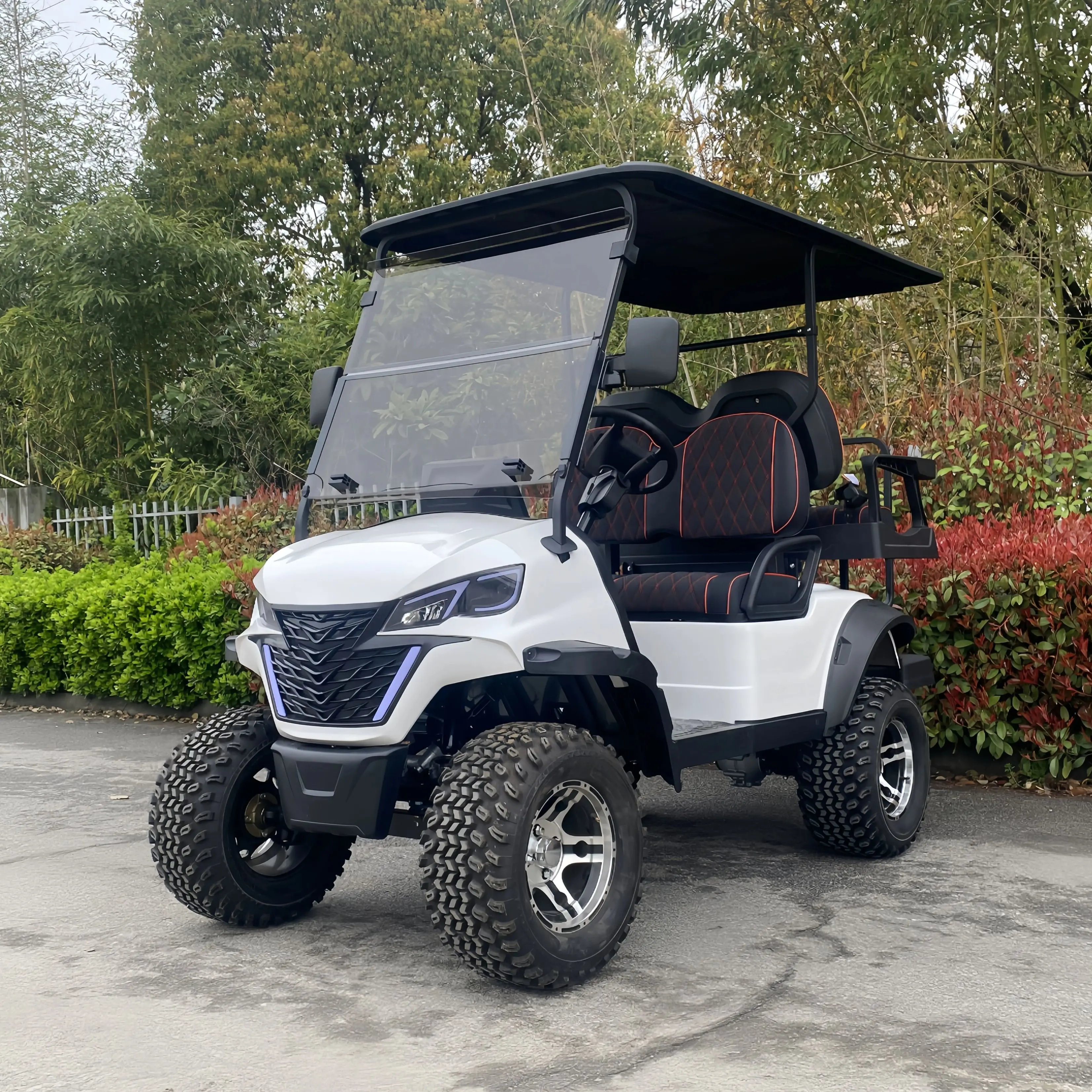 2025 New Wholesale Custom 6 Seater Golf Electric Cart Cool Off-road Golf Cart Solar powered electric golf cart 
2025 New Wholesale Custom 6 Seater Golf Electric Cart Cool Off-road Golf Cart Solar powered electric golf cart