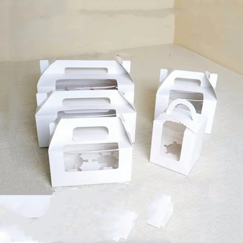 Wholesale 100PCS/LOT White 1/2/4 Cup Cake Box With PVC Window Printing Accept Personality LOGO
Wholesale 100PCS/LOT White 1/2/4 Cup Cake Box With PVC Window Printing Accept Personality LOGO