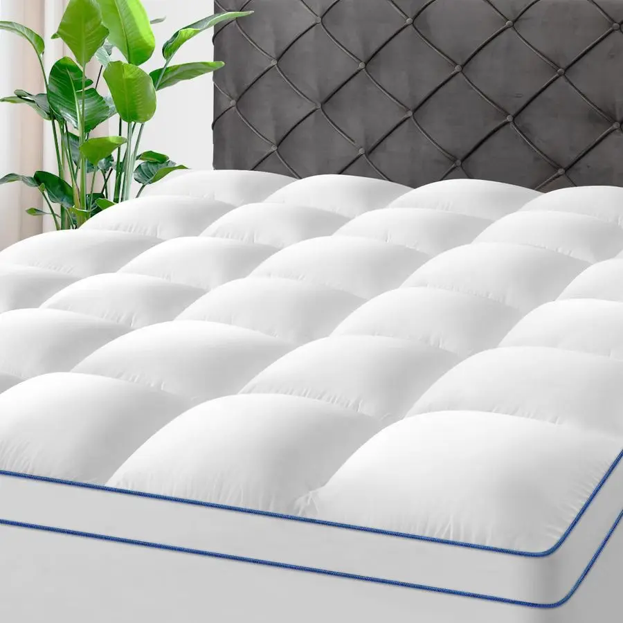 Full Mattress Topper,Extra Thick Mattress Pad Cover for Deep Sleep,3D7D Snow Down Alternative Fill Overfilled Plush Pillow Top w
Full Mattress Topper,Extra Thick Mattress Pad Cover for Deep Sleep,3D7D Snow Down Alternative Fill Overfilled Plush Pillow Top w