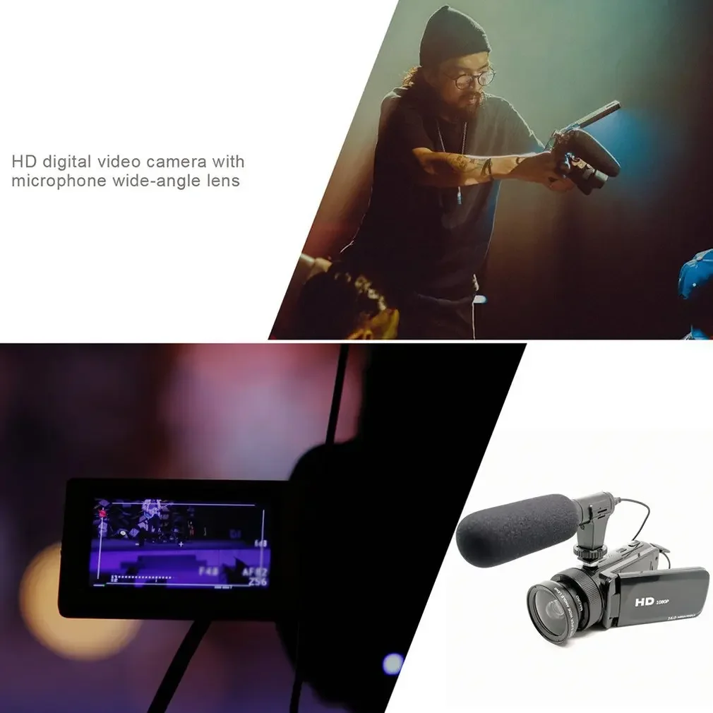 Global High Definition Digital Video Camera With Microphone Wide-angle Lens Home Durable Digital Video Camera
Global High Definition Digital Video Camera With Microphone Wide-angle Lens Home Durable Digital Video Camera