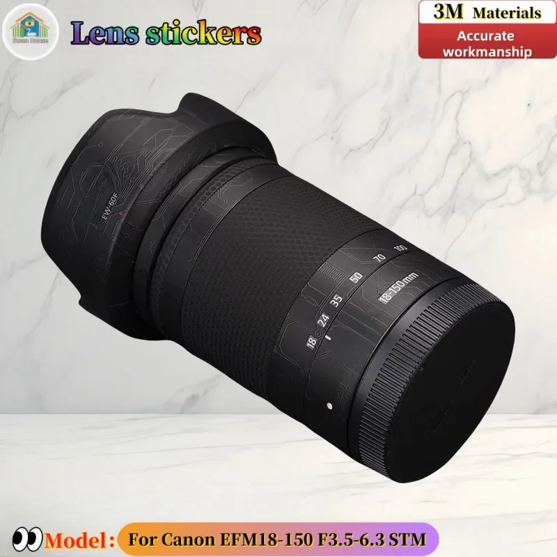 For Canon EFM18-150 F3.5-6.3 STM Camera lens sticker, DIY skin, Precision tailoring wear-resistant protective film
For Canon EFM18-150 F3.5-6.3 STM Camera lens sticker, DIY skin, Precision tailoring wear-resistant protective film