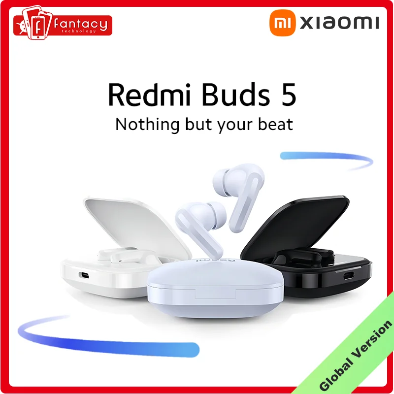 Xiaomi Redmi Buds 5 Global Version AI шумоподавление для звонков до 40 часов длительной работы от аккумулятора TWS наушники
Xiaomi Redmi Buds 5 Global Version AI шумоподавление для звонков до 40 часов длительной работы от аккумулятора TWS наушники
