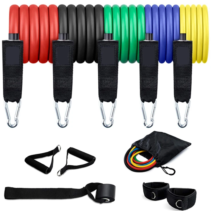 Home Strength Training Complete Resistance Bands 11pcs Set Home Fitness Tube Bands Setexercise Fitness Yoga Resistance Bands 1 
Home Strength Training Complete Resistance Bands 11pcs Set Home Fitness Tube Bands Setexercise Fitness Yoga Resistance Bands 1