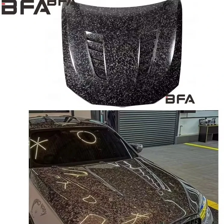 New BFA V Style Carbon Fiber Engine Cover & Hood Lightweight Body Kit with Bolts Easy Installation for 5 Series G30 F90 M5
New BFA V Style Carbon Fiber Engine Cover & Hood Lightweight Body Kit with Bolts Easy Installation for 5 Series G30 F90 M5