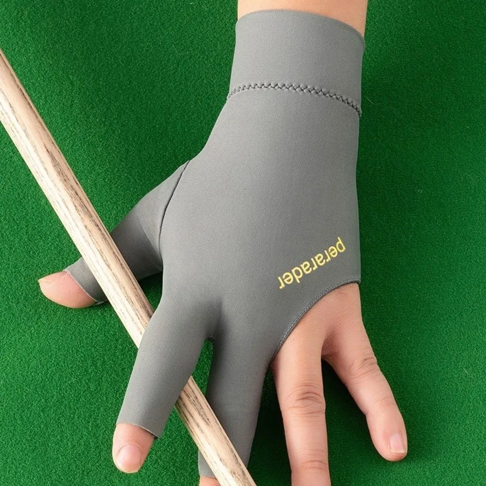 Бильярдные перчатки для левой руки, дышащие перчатки для снукера с тремя пальцами, нескользящие эластичные тренировочные перчатки для бильярда, аксессуары
Бильярдные перчатки для левой руки, дышащие перчатки для снукера с тремя пальцами, нескользящие эластичные тренировочные перчатки для бильярда, аксессуары