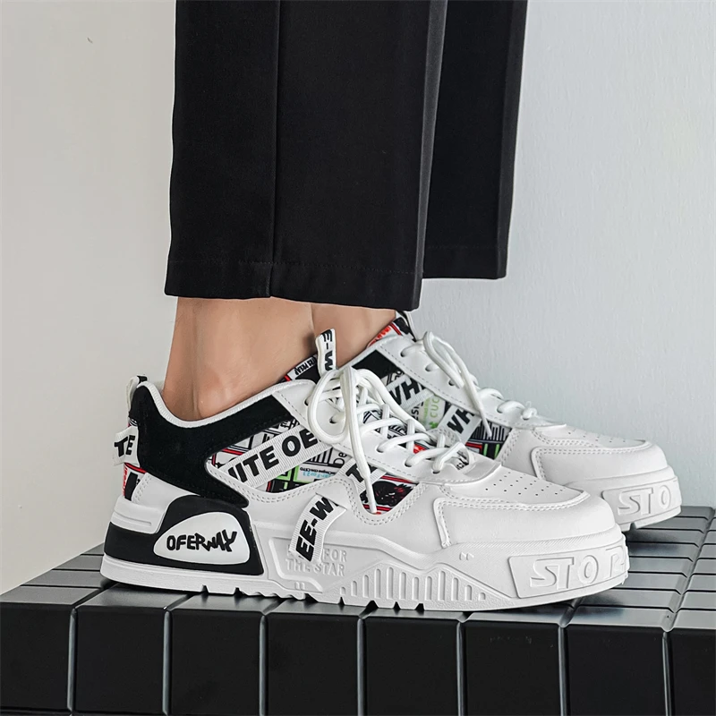 Casual Fashion Leather Sneakers New Skateboard Men Shoes Outdoor Running Sports Shoes Hiking Tennis Platform Luxury Footwear New
Casual Fashion Leather Sneakers New Skateboard Men Shoes Outdoor Running Sports Shoes Hiking Tennis Platform Luxury Footwear New
