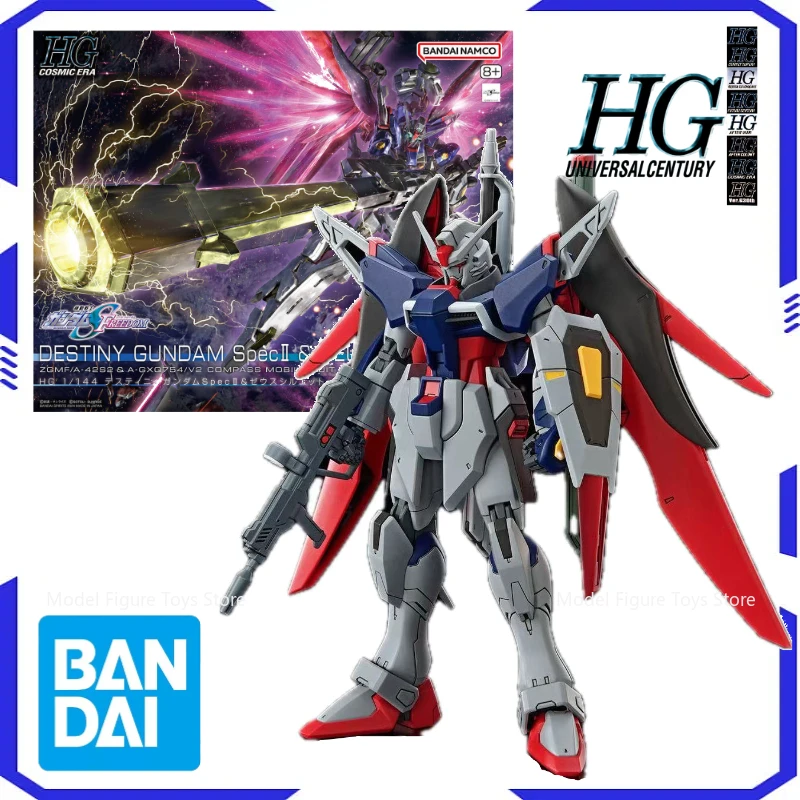 Bandai Genuíno 1/144 HG-Destiny Gundam Model Kit Anime Warrior Component Model Anime Character Toy Boy Holiday Gift
Bandai Genuíno 1/144 HG-Destiny Gundam Model Kit Anime Warrior Component Model Anime Character Toy Boy Holiday Gift