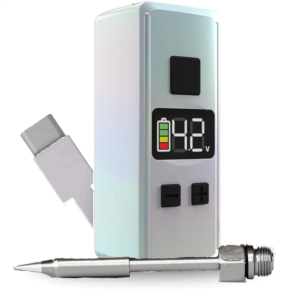Перезаряжаемый паяльник USB-C с регулируемым напряжением, LED-дисплеем и съемным наконечником для легких DIY-проектов
Перезаряжаемый паяльник USB-C с регулируемым напряжением, LED-дисплеем и съемным наконечником для легких DIY-проектов