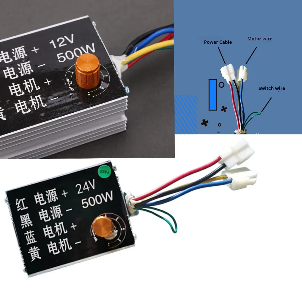 500W High Power DC Motor Speed Governor 12V/24V Electric Fertilizer Speed Controller with Switch DC Motor Speed Regulator
500W High Power DC Motor Speed Governor 12V/24V Electric Fertilizer Speed Controller with Switch DC Motor Speed Regulator