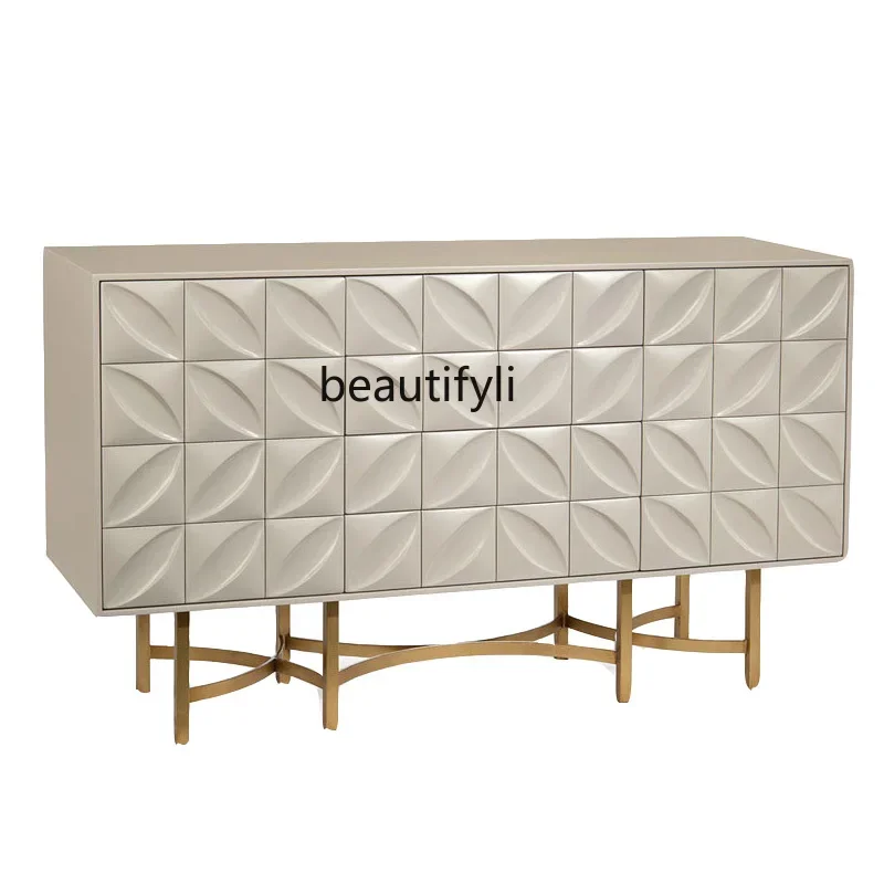 Modern light luxury living room decoration foyer locker solid wood porch chest 3017-XUDT
Modern light luxury living room decoration foyer locker solid wood porch chest 3017-XUDT