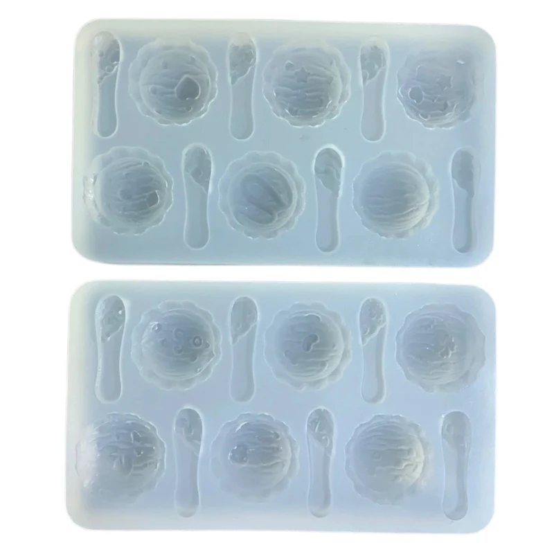 Flexible Silicone Mold for Y Crafts Easy to Clean Epoxy Resin Molds Ice Cream Shaped Jewelry Decoration Mould
Flexible Silicone Mold for Y Crafts Easy to Clean Epoxy Resin Molds Ice Cream Shaped Jewelry Decoration Mould