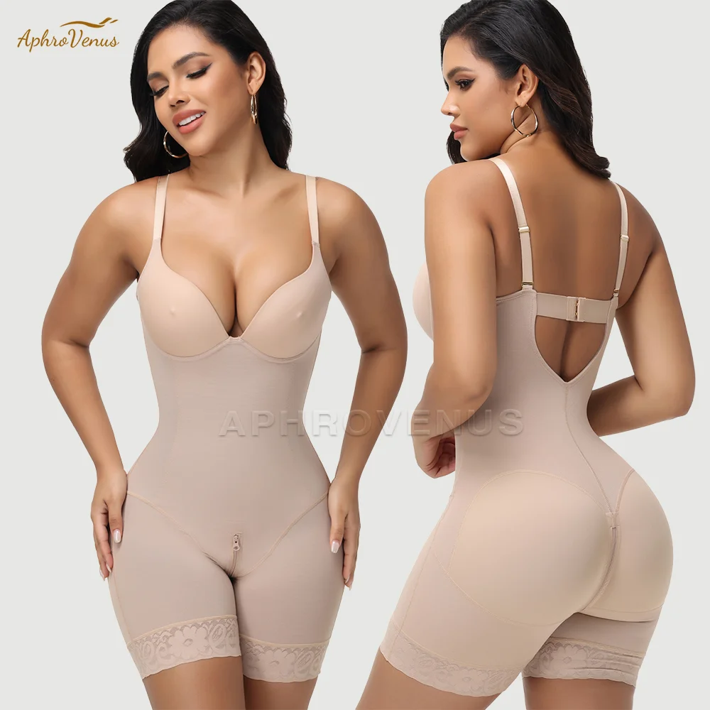 Fajas Women's Full Body Shaper Tummy Control Butt Lifter Shapewear with Built-in Bra Compression Waist Trainer for Daily Wear
Fajas Women's Full Body Shaper Tummy Control Butt Lifter Shapewear with Built-in Bra Compression Waist Trainer for Daily Wear