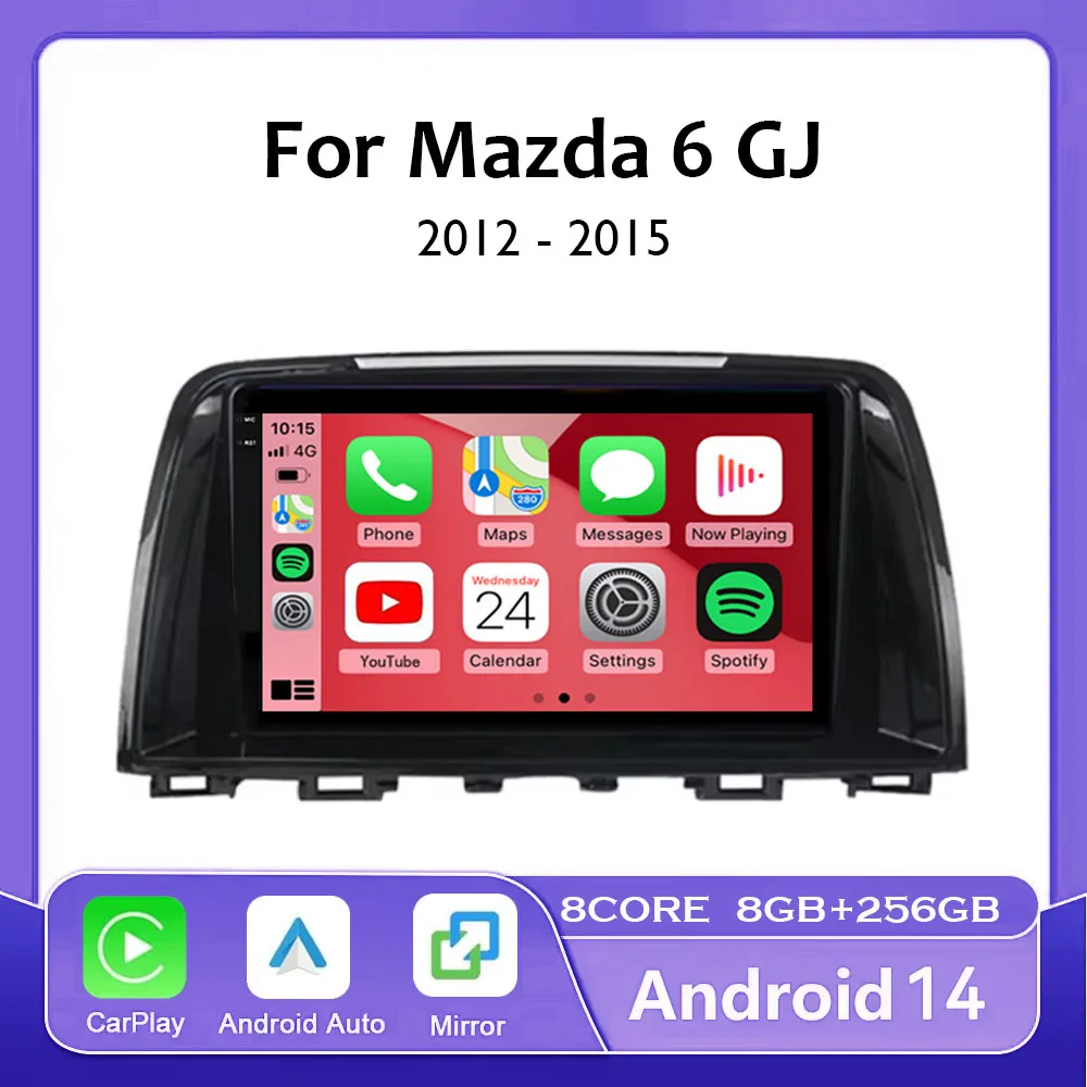 Android 14 для Mazda 6 GJ Atenza 2012 2013 2014 2015 2016 2017 Беспроводной Carplay Авто Мультимедиа Авто Радио Видеоплеер GPS
Android 14 для Mazda 6 GJ Atenza 2012 2013 2014 2015 2016 2017 Беспроводной Carplay Авто Мультимедиа Авто Радио Видеоплеер GPS